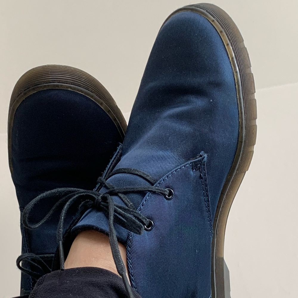 Dr. Martens high tops in blue